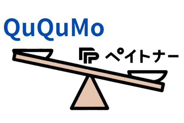 QuQUMoとペイトナーの比較画像